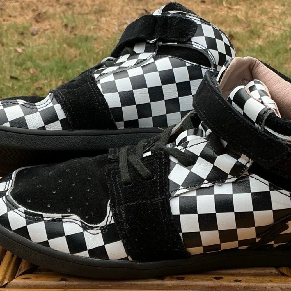 Kick'N Checkerboard High-Top Sneakers Men's US Size 5 /Women's US Size 6.5  5Y